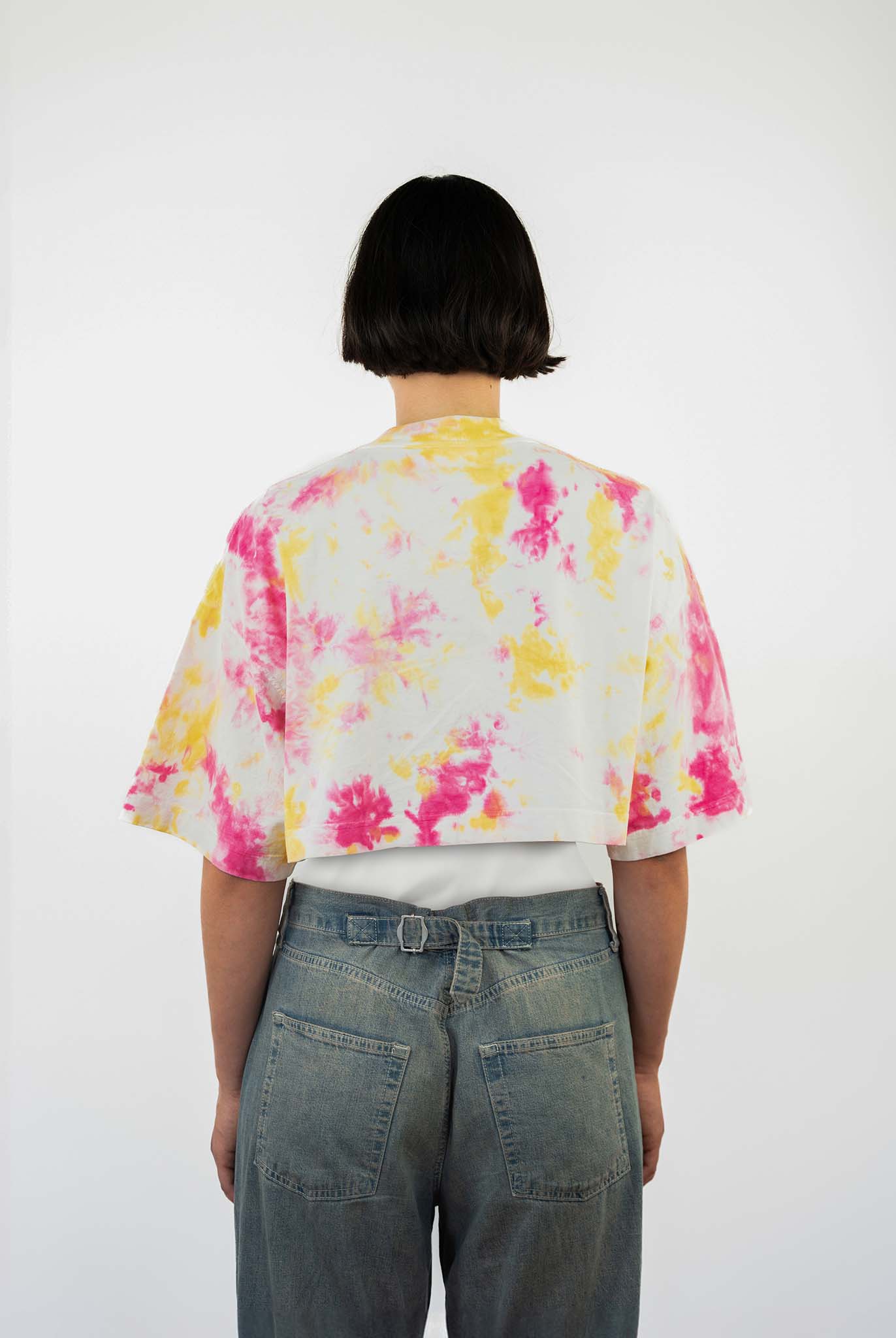CROPPED TYE-DYE T-SHIRT